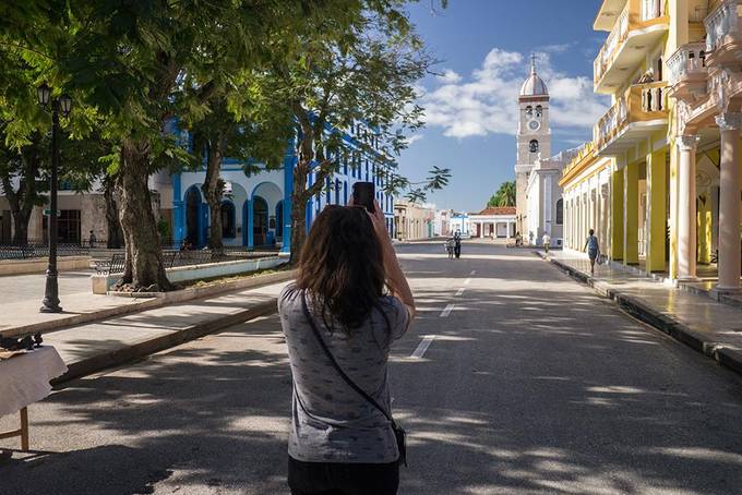 The main square in Bayamo The main square in Bayamo