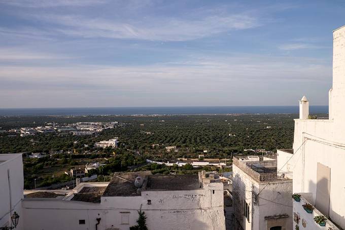 Views of the sea from Ostuni Views of the sea from Ostuni