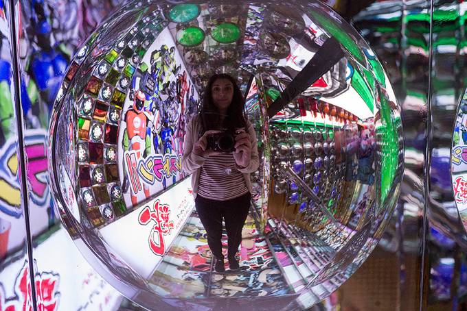 Me in the mirrored walls Me in the mirrored walls