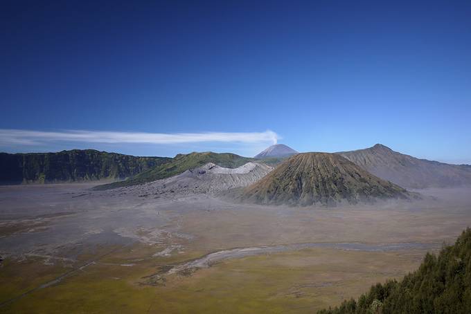 View of the volcanoes View of the volcanoes