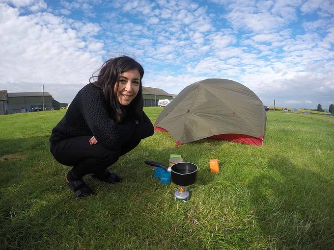At the campsite At the campsite