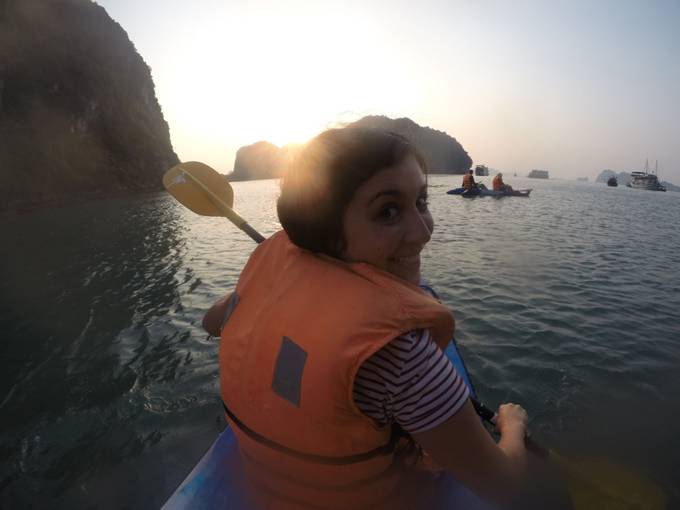 Me kayaking