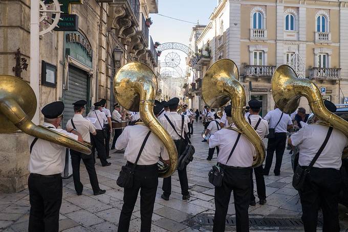 A brass band in Altamura A brass band in Altamura