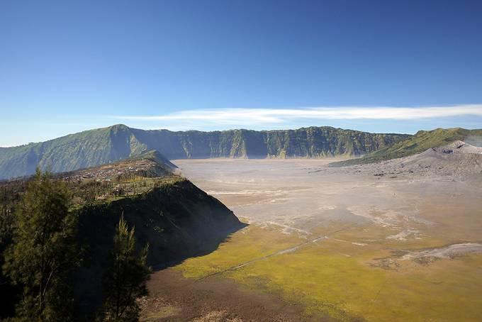 Cemoro Lawang on the crater lip Cemoro Lawang on the crater lip