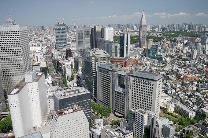 Daytime city view Daytime city view