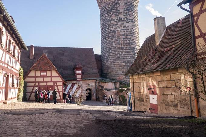 The castle grounds