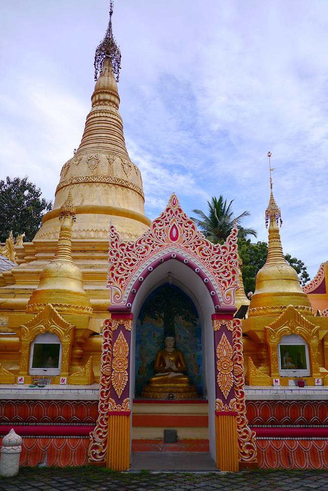 Burmese temple Burmese temple