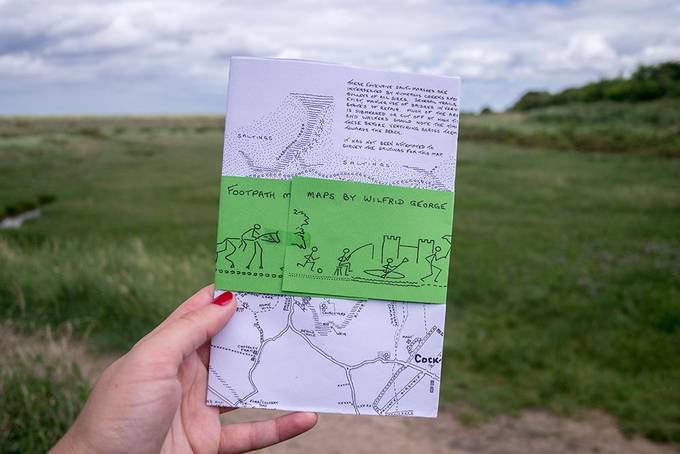 Hand-drawn map, Stiffkey Hand-drawn map, Stiffkey