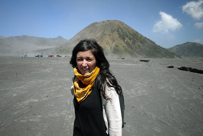 Me in front of Mount Batok Me in front of Mount Batok