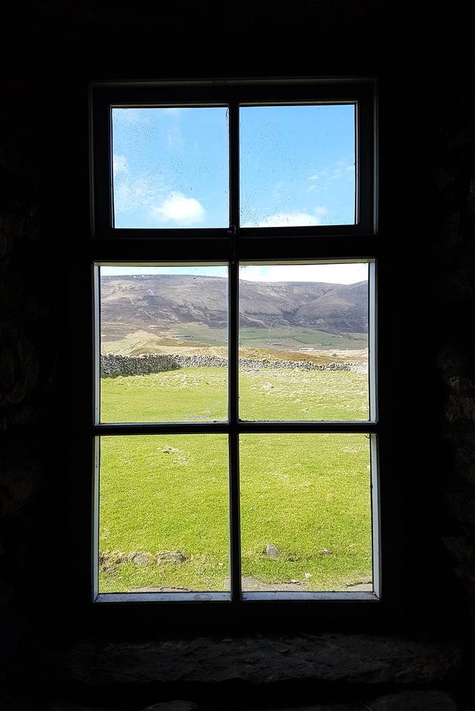 The view of the countryside from the bothy The view of the countryside from the bothy