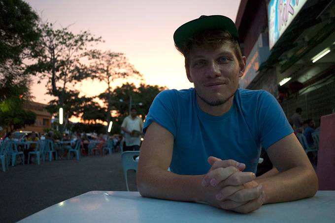 Colin and the sunset Colin and the sunset