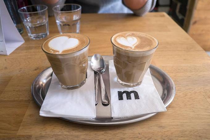 Two flat whites Two flat whites
